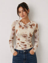 Orchid Lover Mesh Top