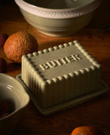 Peppercorn stoneware butter dish kitchen life