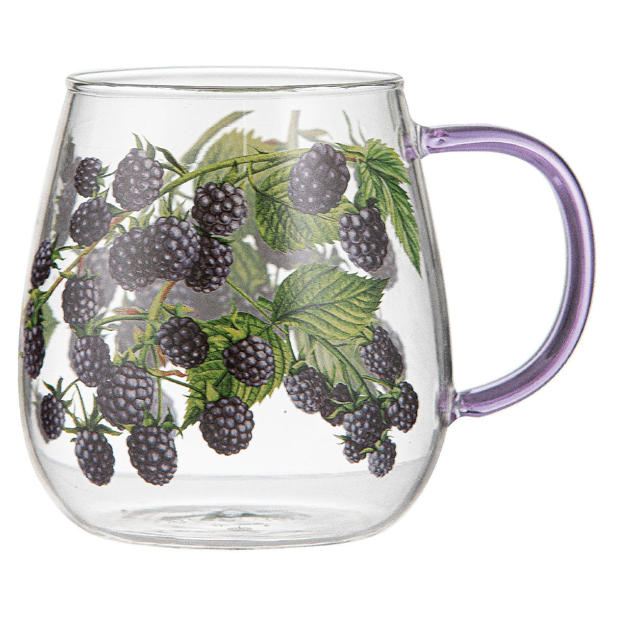 Berry bliss blackberry glass mug