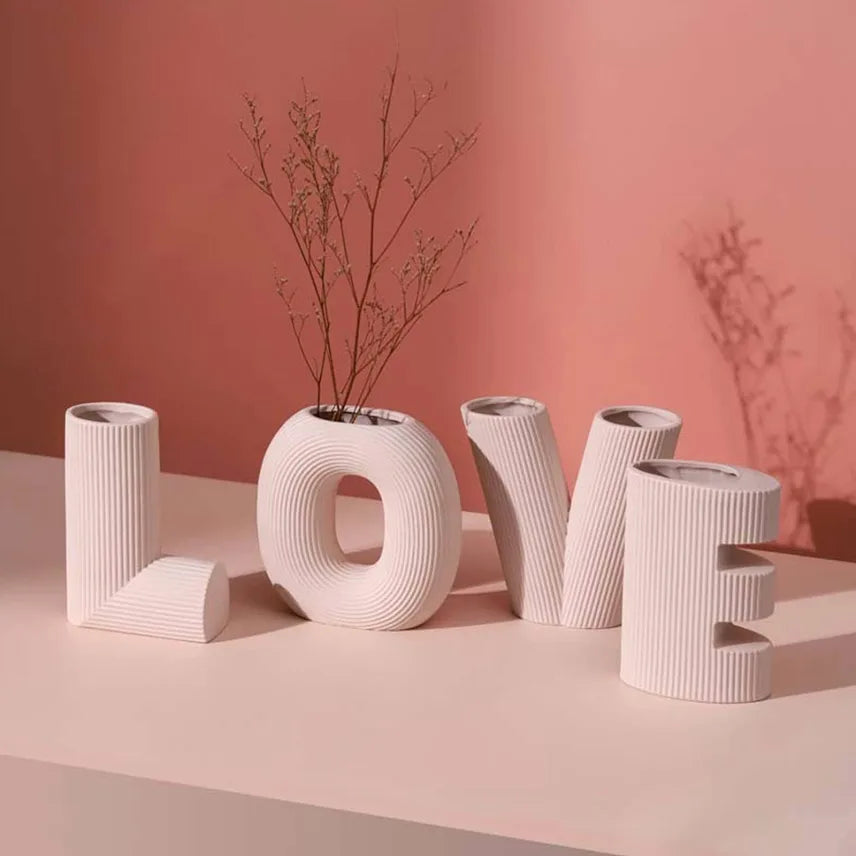Love Vessel Set 4 Vases