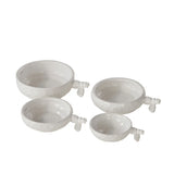 DW Wildflower and Hive Measuring Cups White