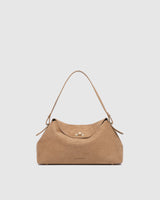 Nicole Suedette Handbag- Honey