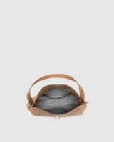 Nicole Suedette Handbag- Honey