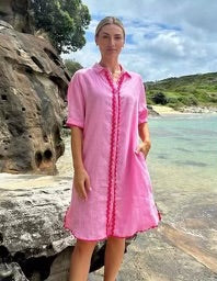 Isabel Linen Dress