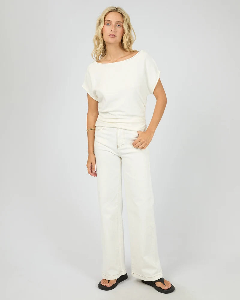 Orla Off The Shoulder Top in Vintage White