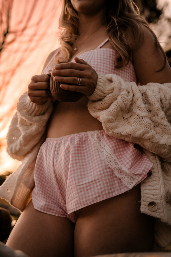 Gingham Kisses French Knickers