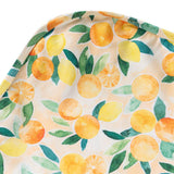 Sunny Citrus Organic Jersey Wrap & Beanie Set
