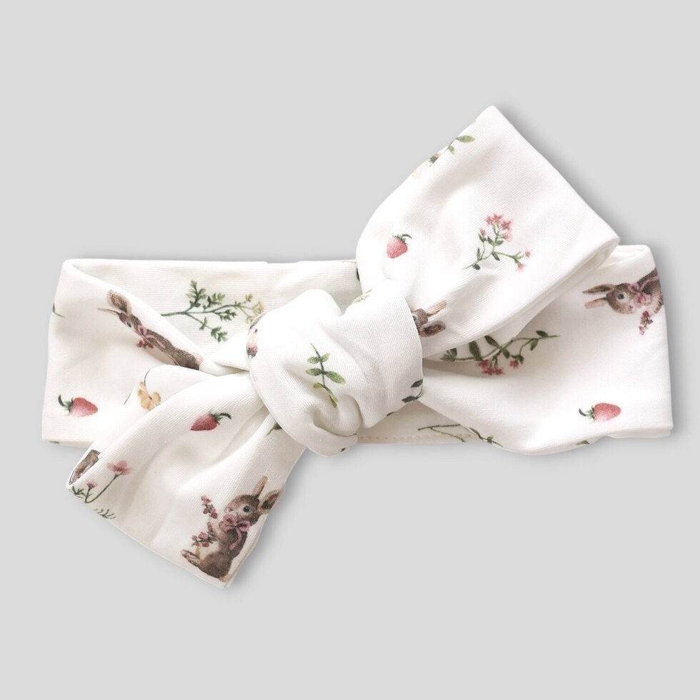 Baby Bow Headband - Flower Picking