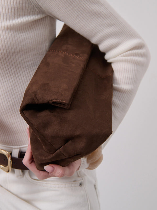 Becca Suede Brown Bag