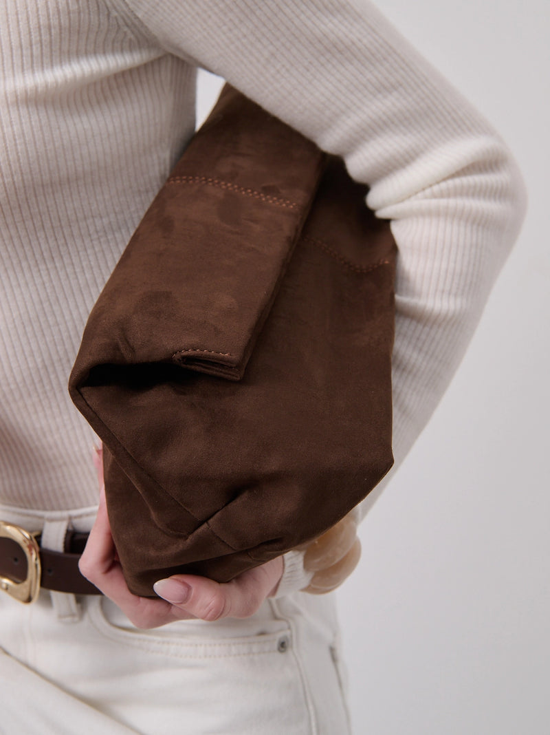 Becca Suede Brown Bag