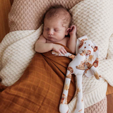 Snuggle Hunny bronze muslin wrap organic cotton baby swaddle