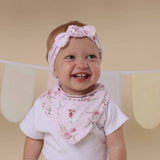 Alice’s Tea Party Organic Dribble Bib