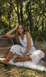 Women’s ditsy print floral maxi skirt