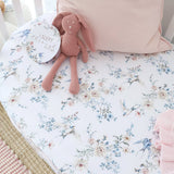 Sweet Swallows Organic Fitted Cot Sheet