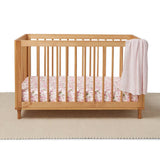 Cherry Blossom Organic Fitted Cot Sheet