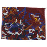 Eliza rosewood organic cotton bath mat plush bathroom rug