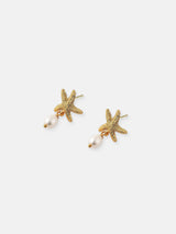 Starfish Pearl 18K Gold Plated Earrings