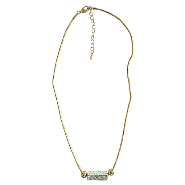 Snake Chain Necklace God's Eye