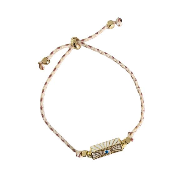 Cord Bracelet with God's Eye