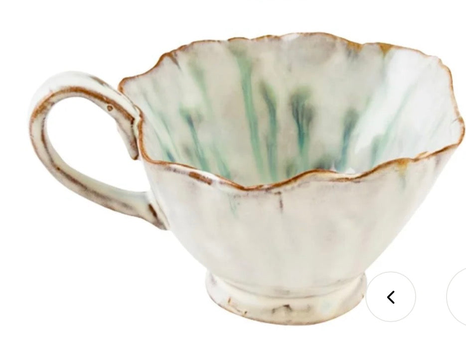 Yuki Stoneware Mug Meadow green reactive glaze