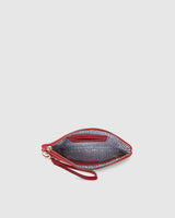 Mimi Clutch - Red Vegan Leather Clutch
