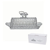 Monet Glass Butter Dish - Rectangle