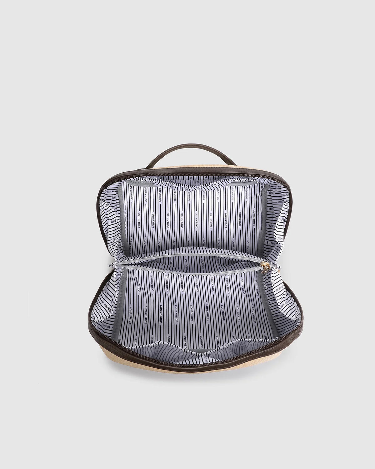 Orion Cosmetic Bag - Natural Choc