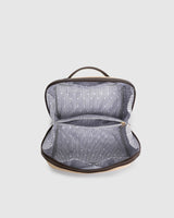 Orion Cosmetic Bag - Natural Choc