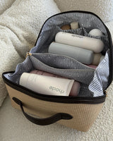 Orion Cosmetic Bag - Natural Choc