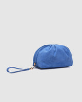 Sarski Suedette Makeup Bag - Persian Blue