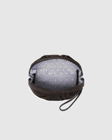 Sarski Suedette Makeup Bag - Chocolate