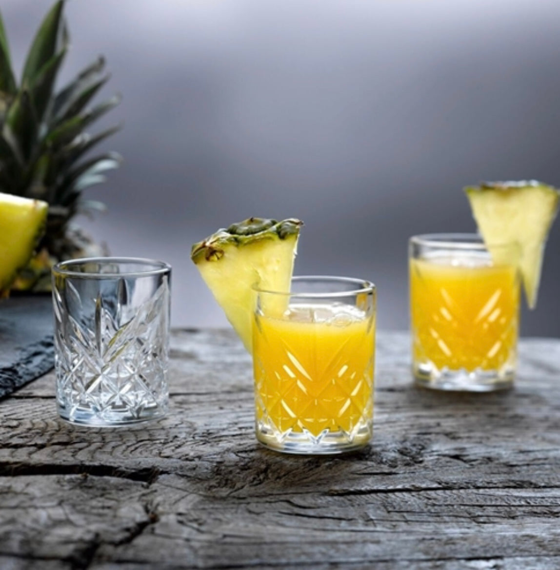 Cut glass shot glass 60ml clear glass barware timeless design