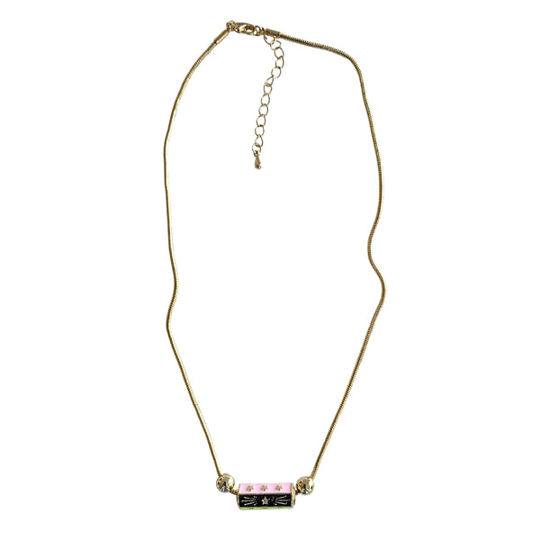 Snake Chain Necklace Stars