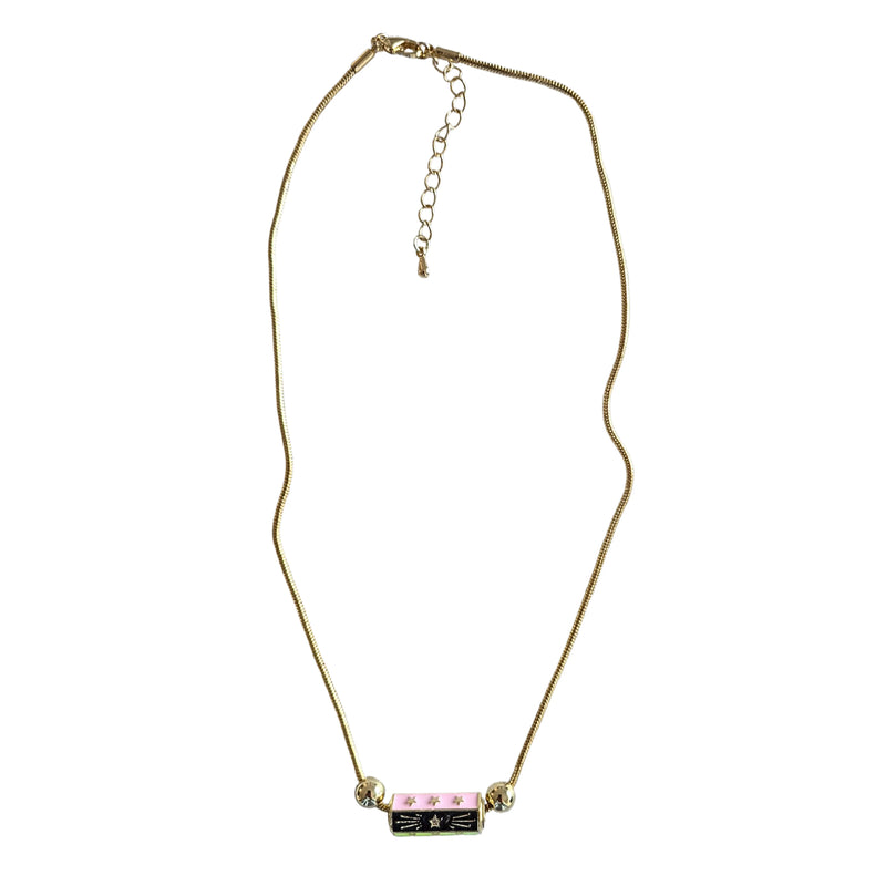 Snake Chain Necklace Stars