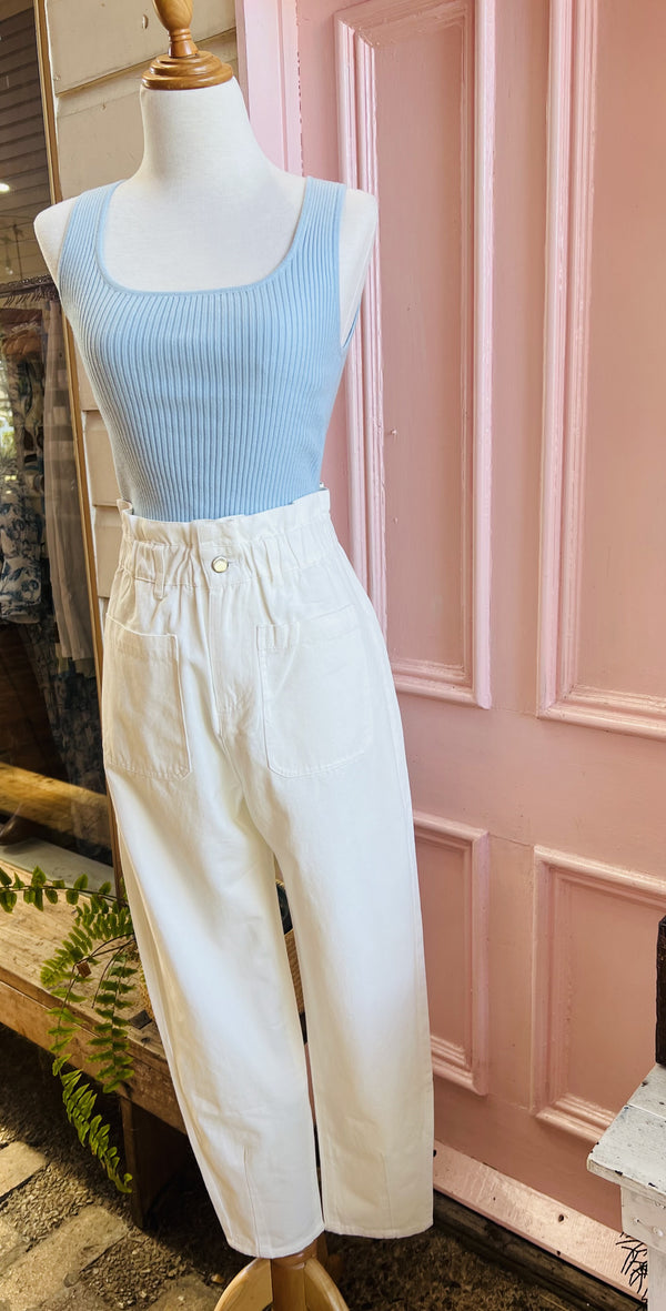 Sadie White Pant